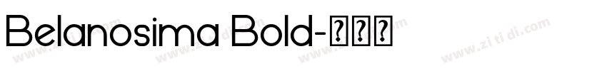 Belanosima Bold字体转换 Belanosima Bold字体转换